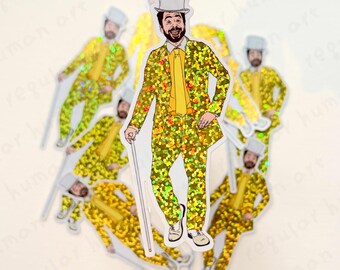 Dayman Glitzer Sticker