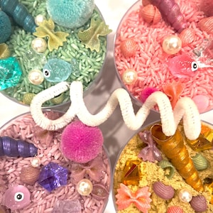 Ocean Sensory Kit: Kinetic Sand, Shells & Treasure