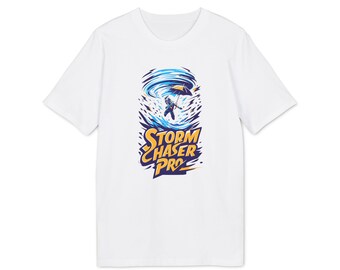 GMS Storm Chaser Pro F-Nite T-Shirt Funny gaming shirt with hurricane design for F-Nite fans, 100% organic cotton