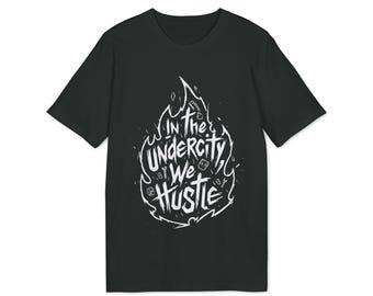 GMS In the Undercity We Hustle T-Shirt Arcane Shirt, League of Legends, Fence Design, Unisex Gamer T-Shirt, Gift for Arcane Fans