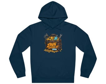 GMS Zaun Survival Kit Hoodie Arcane, League of Legends, Undercity Design, Unisex Gaming Hoodie, Gift for fans of Jinx, Vi and Vander