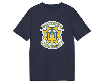 GMS Piltover University T-Shirt Arcane Fanshirt, League of Legends Clothing, Gaming T-Shirt made of organic cotton