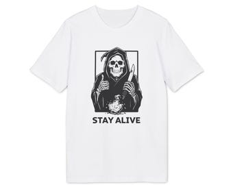 GMS Stay Alive Grim Reaper T-Shirt For all those who take up the challenge