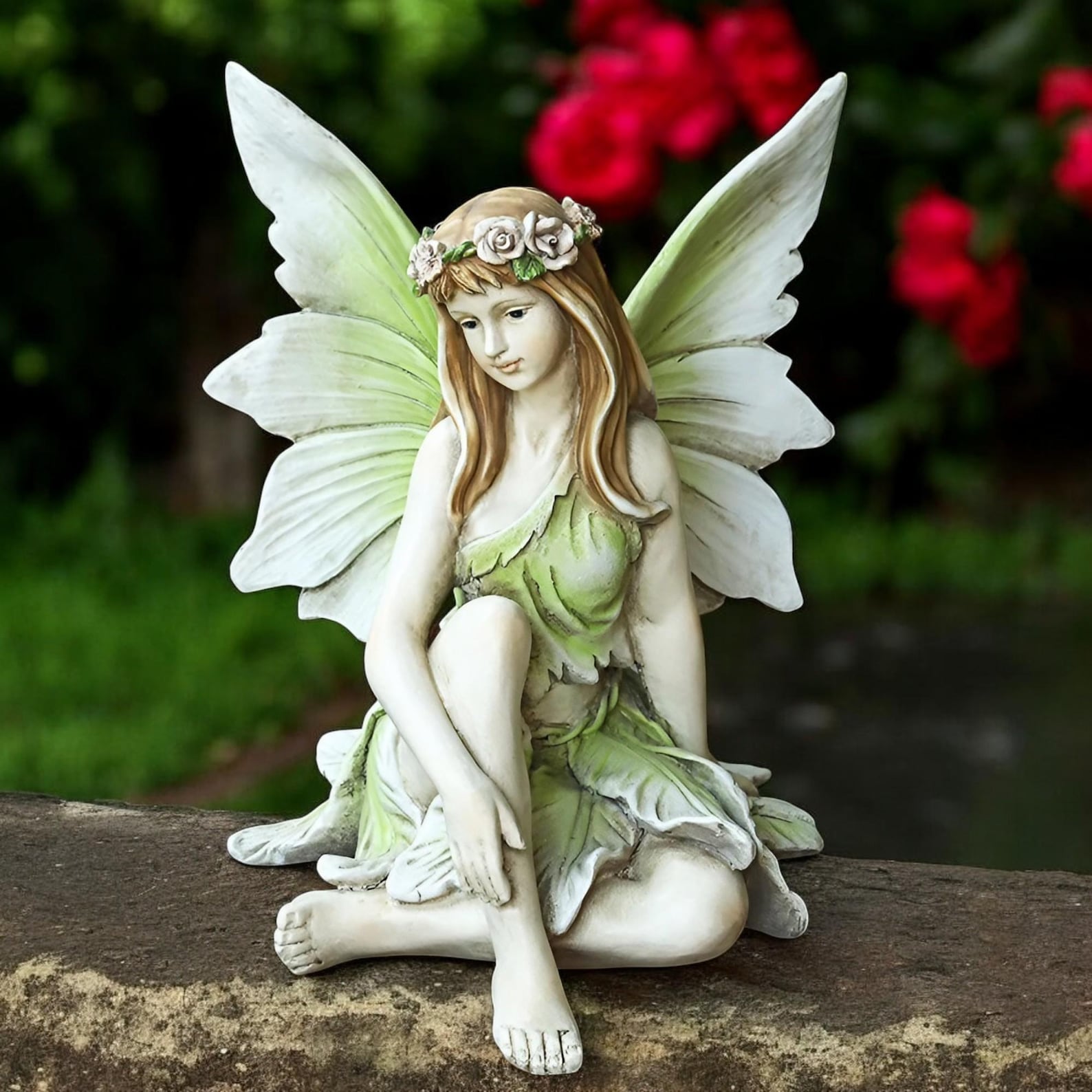 Garden Fairy Statue Resin Fairy Figurine for Outdoor Decor, Yard — free download