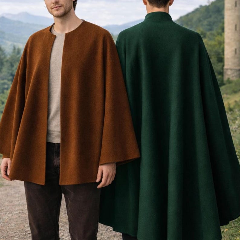 Printable Cloak Sewing Pattern PDF – Two Cape Styles XS-XL | A0 A4 ...