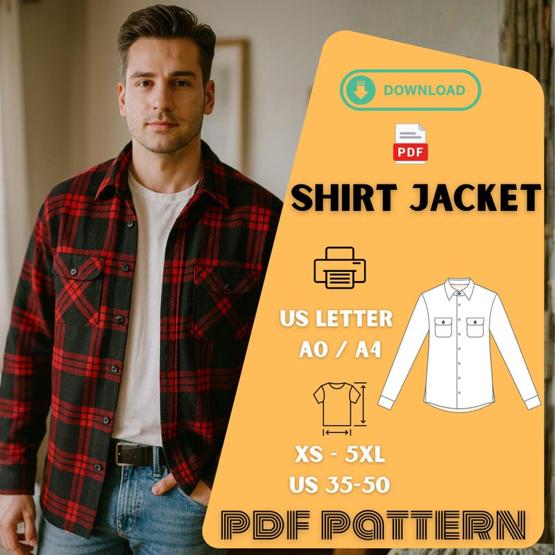 Mens Wool Jacket Shirt - Etsy