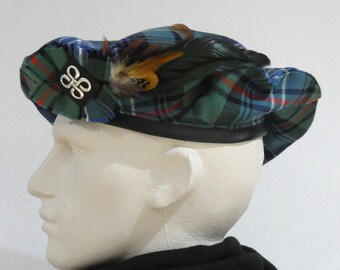 Men's Urquhart Ancient Tartan Beret, Authentic Scottish Tam©