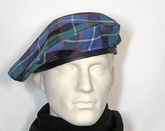 Hunter Tartan Beret, Men's Traditional Scottish Tam ©