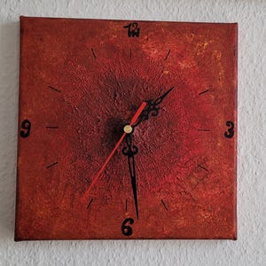 clock, wall clock, handmade