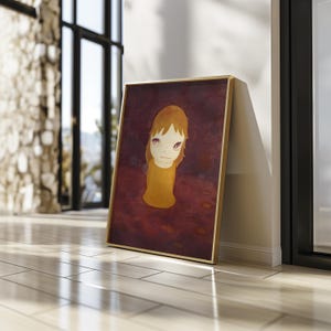 8K UHD Yoshitomo Nara poster Yoshitomo Nara Print Sleepless Night We are punks Yayoi Kusama Print Poster wabi sabi Japandi Yoshimoto Nara