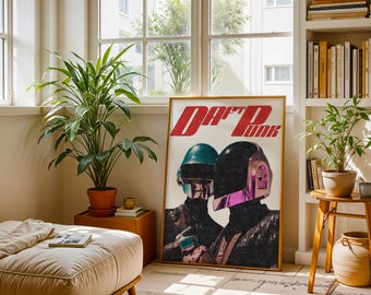 Daft Punk poster Daft punk helmet Random Access Memories album cover poster daft punk costume album cover poster album cover posters prints