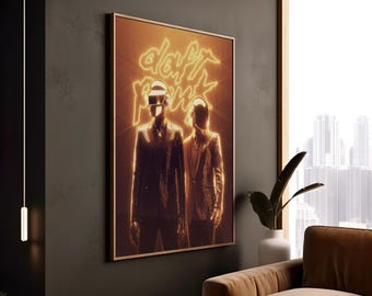 Daft Punk poster Daft punk helmet Random Access Memories album cover poster daft punk costume album cover poster album cover posters prints