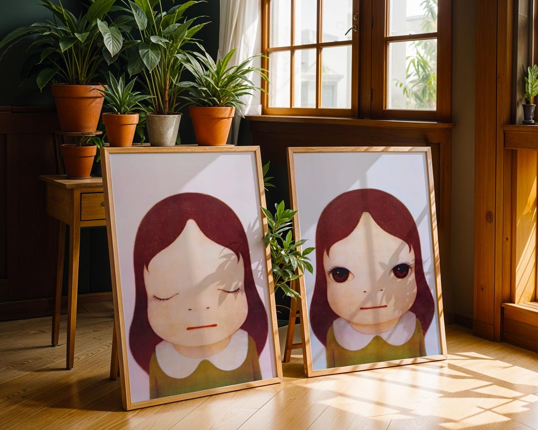 Yoshitomo Nara Prints for Sims 4 This is my first ever piece of custom