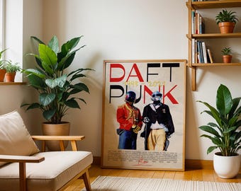 Daft Punk poster Daft punk helmet Random Access Memories album cover poster daft punk costume album cover poster album cover posters prints