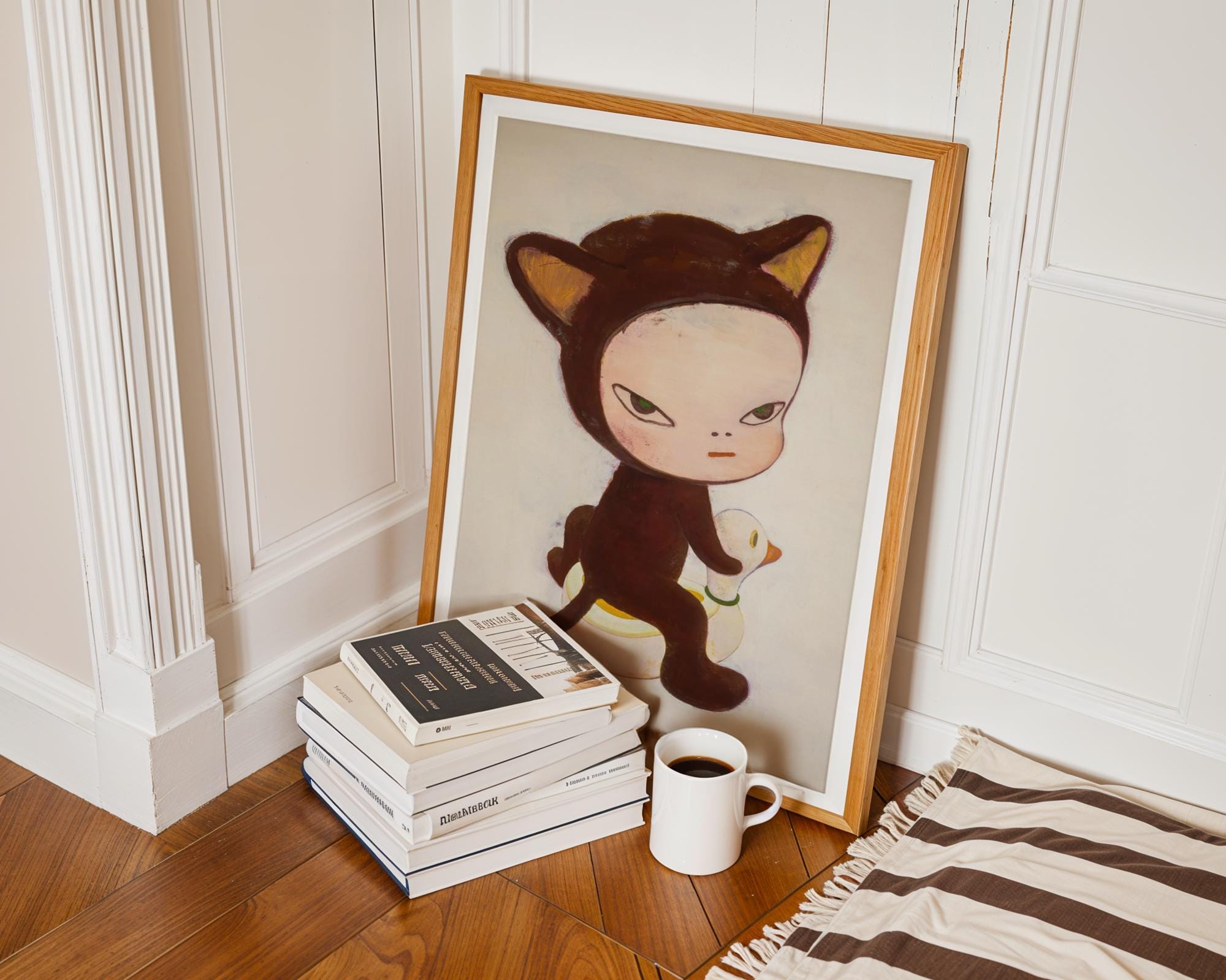 8K UHD Yoshitomo Nara Poster Harmless Kitty Yoshitomo Nara Print