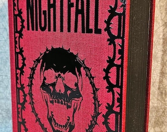 Nightfall by Penelope Douglas: Hardcover Special Edition romance book rebinding with sprayed edges.