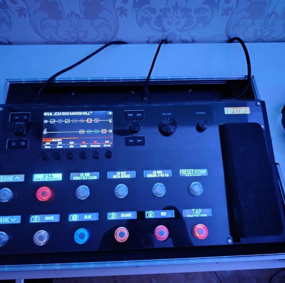 Helix Stadium XL Floor上部全面アクリル保護カバー LINE 6 HELIX