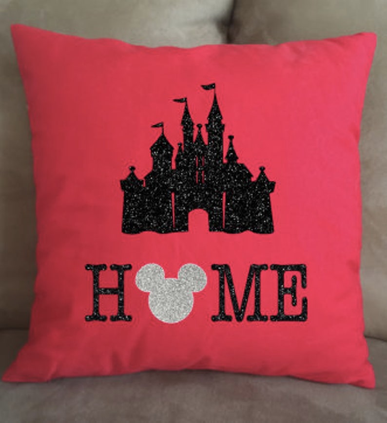 Disney HOME Pillow Case Throw Pillow Cover Disney Gift Etsy