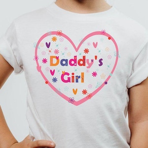 Daddy&#39;s Girl Shirt, Pregnancy Reveal Gifts For New Dad, Retro Daddy&#39;s Girl Romper, Daddy Daughter Shirt, Announcement Daddy&#39;s Girl Shirt