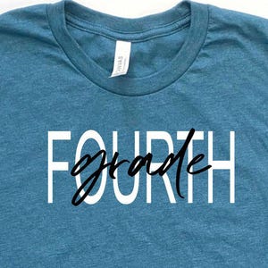 Fourth Grade Teacher Shirt, 4th Grade T-shirt, Teacher Team Tee, Grade School Shirt, Fourth Grade Squad Shirt, Teacher Appreciation Shirt