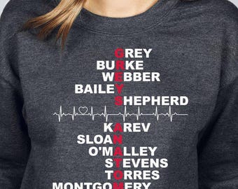 Grey's Anatomy Sweatshirt, Pharmacist Sweater, Doctor Gift Sweatshirt, Grey Sloan Memorial Hospital Sweat, Nurse Gift, Motivational Sweater