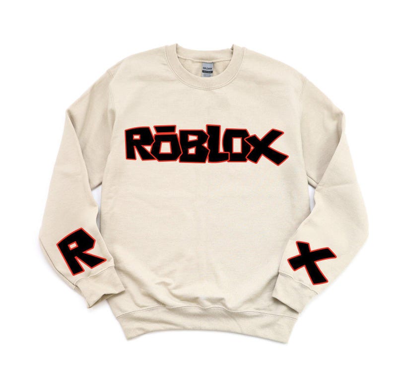 Sudadera inspirada en Roblox, sudadera retro para gamers, sudadera para cosplay de videojuegos, sudadera infantil retro de Roblox, sudadera retro para gamers de Roblox imagen 1