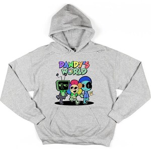 Youth Gaming Hoodie, Dandy’s World Hoodie, Cute Game Character Hoodie, Game Cartoon Hoodie, Sprunki Kids Hoodie, Toddler Gamer Hoodie image 5