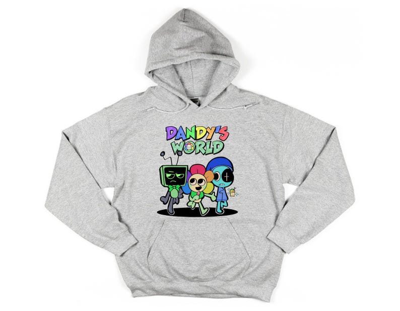 Youth Gaming Hoodie, Dandy’s World Hoodie, Cute Game Character Hoodie, Game Cartoon Hoodie, Sprunki Kids Hoodie, Toddler Gamer Hoodie image 5