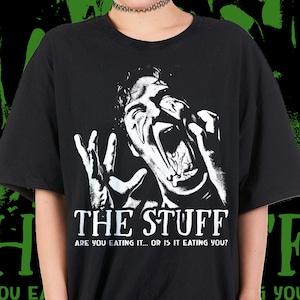The Stuff 1985 Film Tshirt | Larry Cohen | Horror Film | Streetwear Top | Horror Shirt