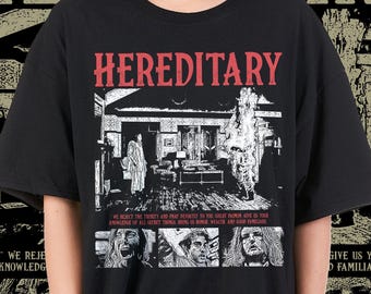 T-shirt Hereditary, T-shirt del film Hereditary, Ari Aster, T-shirt cinematografica, Streetwear, T-shirt grafica