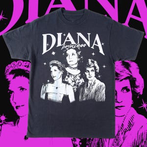 Camiseta vintage de la princesa Diana