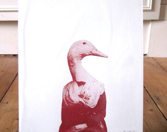 Swan Lady Limited Edition Screen Print