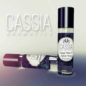 Oil Perfume Sugar Plum & Lemon Drop VEGAN Sugar Lemon Zest Vanilla