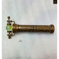 Handcrafted Antique Brass Kaleidoscope – Marble Eyepiece Vintage Toy product logo