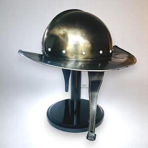 Handcrafted Conquistador Helmet with Stunning Hammered Texture - Authentic Medieval Armor Replica