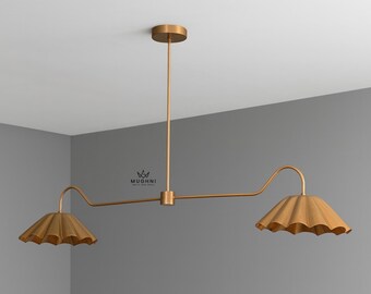flush mount ceiling light Mid Century Modern Brass Flower Chandelier Italian Stilnovo