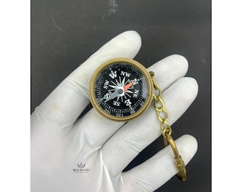 Messingkompass im Vintage-Stil: Geschenk für die Reise