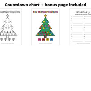 Cozy Christmas Coloring Advent Calendar for Adults, 24 Days Printable Countdown, Bold and Easy image 3