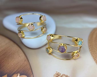 Gemstone Bracelets, Adjustable Bracelets.