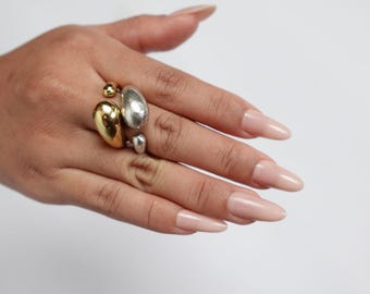 Brass Rings, Boho Rings, Sliver Rings.