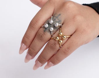 Boho Style Rings, Brass Rings, Sliver Rings, Adjustable Rings.