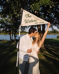 Personalized Embroidered Golf wedding Pennant ,Vintage Last Name Pennant Flag| Wedding Sign | Established pennant
