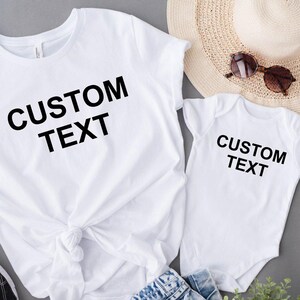 Make Your Own Shirt, Personalized Shirt, Custom Text on Shirt, Inspired Shirt, Custom Shirt, Personalized Gift Tee, Custom Family T-Shirt