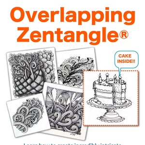 Overlapping Zentangle® - Download PDF Tutorial Ebook