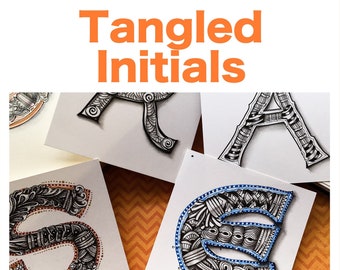 Tangled Initials "Video to Ebook" - Download PDF Tutorial Ebook