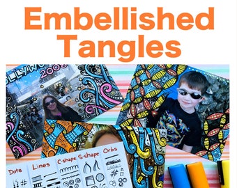 Embellished Tangles "Video to Ebook" - Download PDF Tutorial Ebook