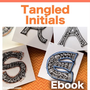 Tangled Initials "Video to Ebook" - Download PDF Tutorial Ebook