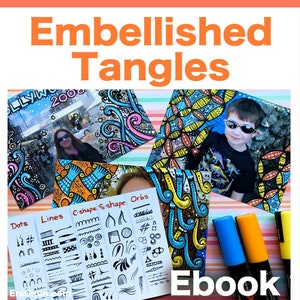 Embellished Tangles "Video to Ebook" - Download PDF Tutorial Ebook