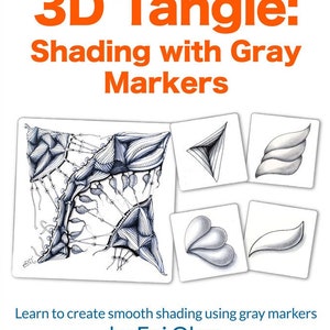 Ombrage d'enchevêtrements 3D avec des marqueurs gris - Télécharger le didacticiel PDF Ebook