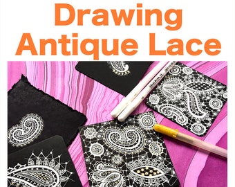 Drawing Antique Lace "Video to Ebook" - Download PDF Tutorial Ebook